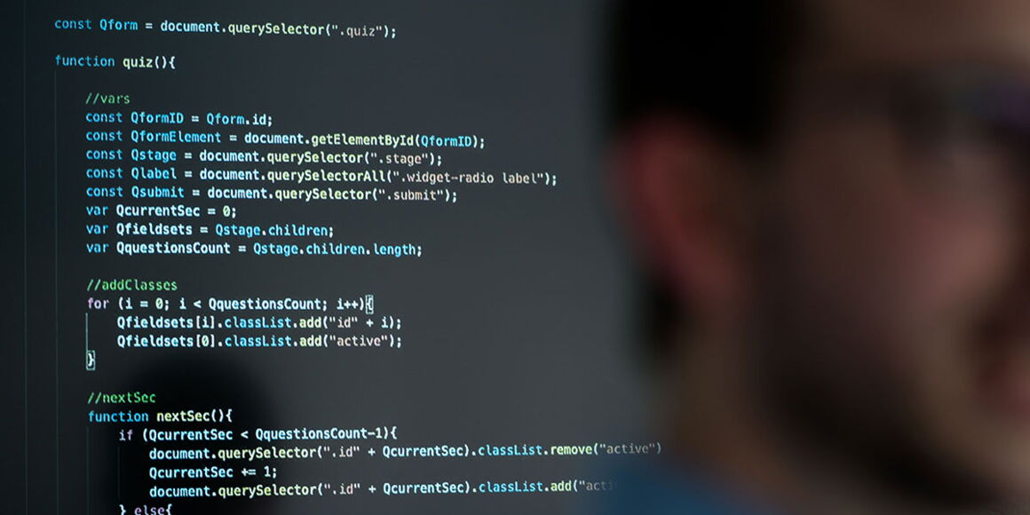 JavaScript Code Websiteentwicklung